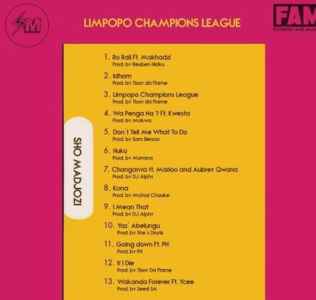 Sho Madjozi Limpopo Champions League Album zip download free mp3